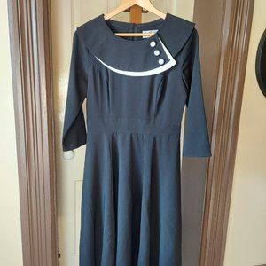 Hell Bunny black rockabilly swing dress